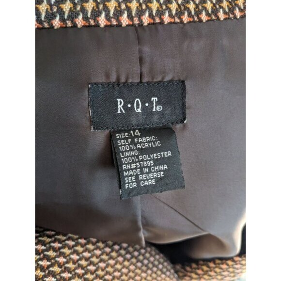 y2k Requirements Brown Starburst Blazer -‎ 14 - Picture 5 of 10